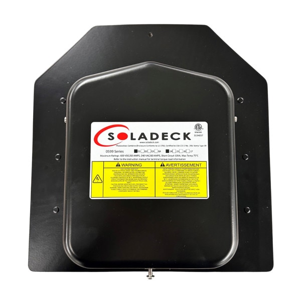 SolaDeck 0599-5B Roof Penetration Box closed